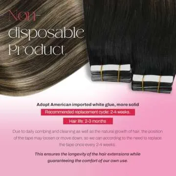 Moresoo Tape in Hair Extensions Human Hair Balayage Off Black to Brown Mix with Blonde Hair Extensions Tape in Real Human Hair Ombre Glue in Extensions Real Hair 20 Inch #1B/3/27 20pcs 50g