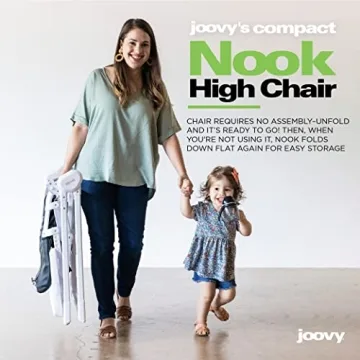 Joovy Nook High Chair with Adjustable Swing Open Tray