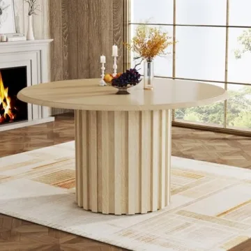 Tribesigns 47.24" Round Dining Table - Stylish & Durable