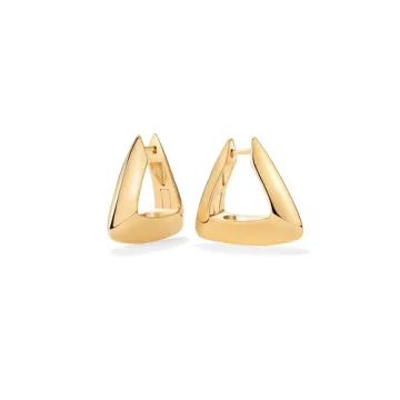 PAVOI Triangle Hoop Earrings for Stylish Daily Wear
