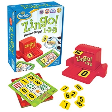 ThinkFun Zingo Number Bingo Game for Kids 4+