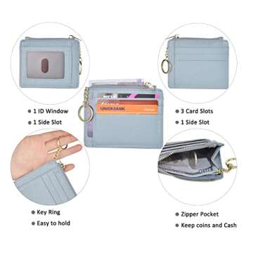 Woogwin Slim RFID Mini Wallet for Women - Compact & Stylish