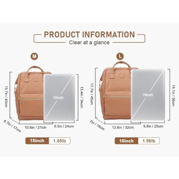 Kah&Kee Leather Backpack for Work, School, and Travel