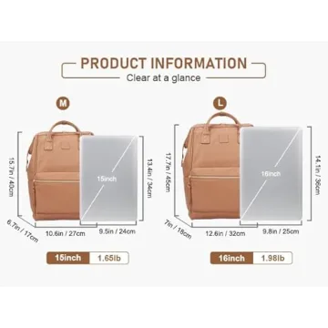 Kah&Kee Leather Backpack for Work, School, and Travel