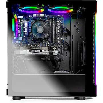 SkyTech Shadow 3.0 Gaming Computer PC Desktop - Ryzen 5 3600 6-Core 3.6GHz, RTX 2060 6G, 500GB SSD, ...