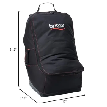 Britax Car Seat Travel Bag - Water Resistant & Wheeled Carrying Solution