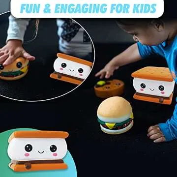 Serenilite Slow Rising Scented Squishy Toy - Cute and Cuddly Toys for Squeezing & Stress Relief - 1 Piece (Smore)