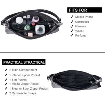 NIUEIMEE ZHOU Small Crossbody Purse for Women