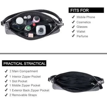 NIUEIMEE ZHOU Small Crossbody Purse for Women