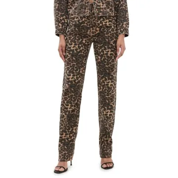 Shop Lioness Women's Carmela Jeans - Chic Leopard Print Denim