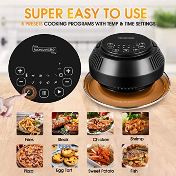 MICHELANGELO Air Fryer Lid for Instant Pot 8 Presets