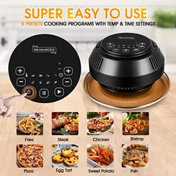 MICHELANGELO Air Fryer Lid for Instant Pot 8 Presets