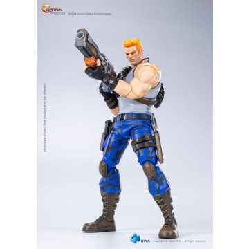 Hiya Toys Contra Bill Rizer Action Figure - Collectible