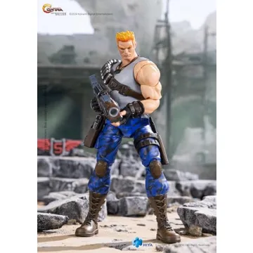 Hiya Toys Contra Bill Rizer Action Figure - Collectible