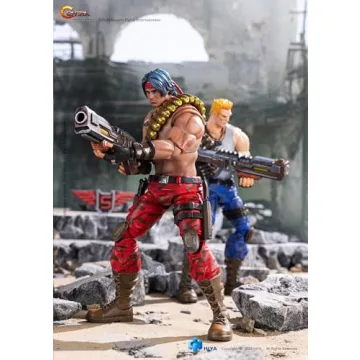 Hiya Toys Contra Bill Rizer Action Figure - Collectible