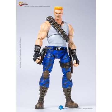 Hiya Toys Contra Bill Rizer Action Figure - Collectible