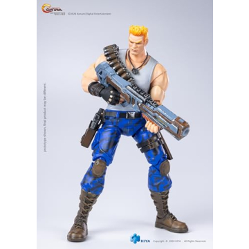 Hiya Toys Contra Bill Rizer Action Figure - Collectible
