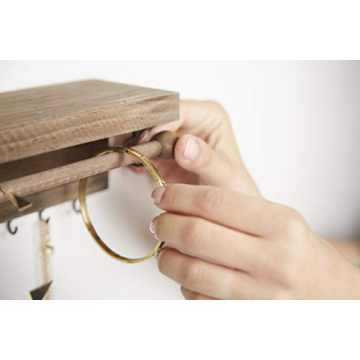 SoCal Buttercup Rustic Jewelry Organizer for Stylish Storage