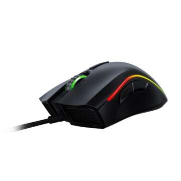 Razer Mamba Elite Gaming Mouse with 16.000 DPI 5G Optical Sensor, 9 Programmable Buttons, Ergonomic Form Factor, Powered Chroma