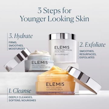 ELEMIS Pro-Collagen Cleansing Balm Makeup Remover, Hydrating Facial Cleanser, Oil Cleanser, Oil Makeup Remover, Deep Cleanse