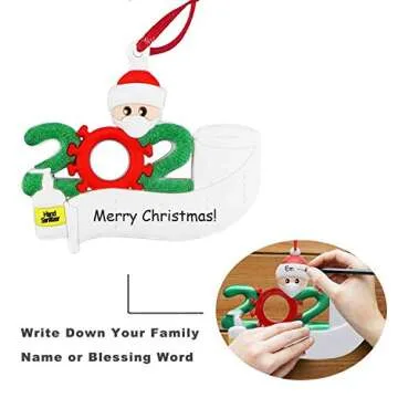 2021 Besitek Christmas Ornament Kit - DIY Family Keepsake Gift