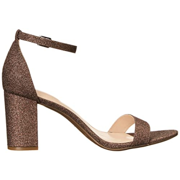 Bandolino Women's Armory Heeled Sandal in Bronze Glitter