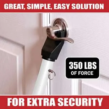 Adjustable Dual Security Bar for Home & Travel Protection