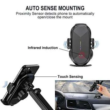 YITUMU Wireless Car Charger – 15W Fast Charging