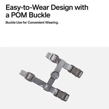 pidan Cat Harness & Leash Set, Cats Escape Proof Adjustable Kitten Harness for Large Small Cats, Lightweight Soft Walking Travel Petsafe Harness Grey,Neck Girth 7.8'' 12.2'', Chest Girth 10.2'' 16.9''