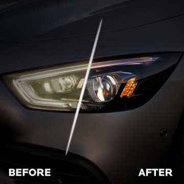 FAVIRZCE Car Headlight Restoration Kit: Cleaner Restore Headlamp Clear from Yellowing & Oxidation in...