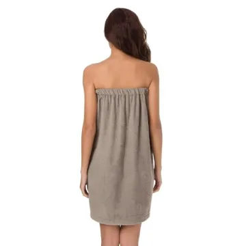 SIORO Bath Wraps for Women Towel Wraps Lightweight Spa Bathrobes with Adjustable Closure & Pockets for Pool Gym