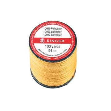 SINGER 67120 Blue Jean Thread, 100 Yards, Durable Old Gold