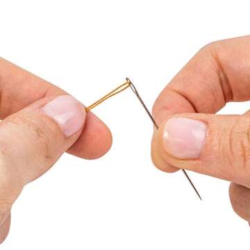 SINGER Blue Jean Thread, 100 Yards Old Gold for Heavy-Duty Sewing