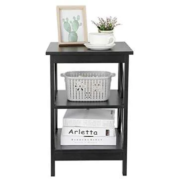 ZENY Nightstand Sofa Side Table Set - Durable & Stylish