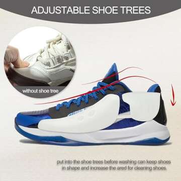 Shoes Laundry Bag for Shoes Sneaker Washing Machine Bag Shoe Washing Machine Bag, Reusable and Durable Zipper Shoe Washing Bag for All Shoe Types And Sizes(Light Brown 2Pcs)