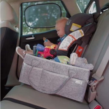 PUTSKA Baby Diaper Caddy Organizer Nursery Basket Set