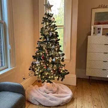 Flexible Flyer 6 Ft Pencil Christmas Tree. Small Slim Skinny Narrow Thin Unlit Artificial Xmas Decor