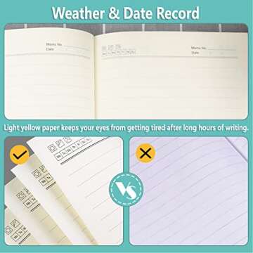 LELE LIFE 5 Pack Lined Journal Notebook, Comfortable Soft Cover Leather Bulk Journals for Writing Women Men, A5 Notebooks for Work School Note Taking Business, 160 Pages, Multicolor