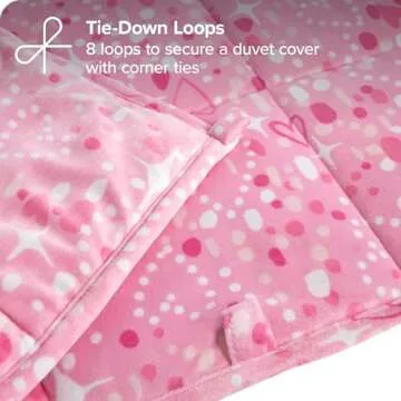 Bare Home Weighted Blanket Twin or Full Size 7lb (40" x 60") - Minky Fleece - Premium Heavy Blanket Nontoxic Glass Beads (Princess, 40"x60")