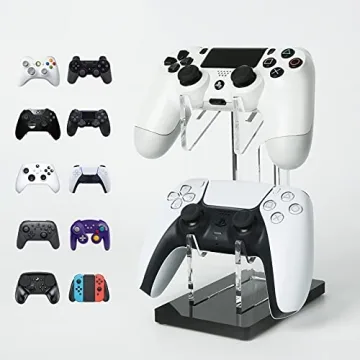 OAPRIRE Universal Dual Controller Holder for PS4 PS5 XBOX ONE Switch, Controller Stand Gaming Access...