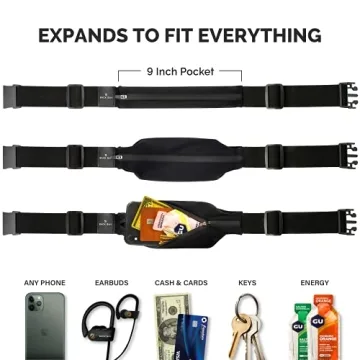 Slim Running Belt for All Phones - Comfortable & Secure