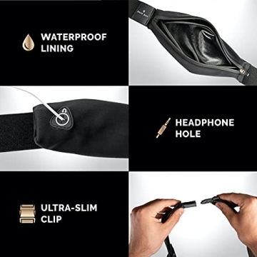 Slim Running Belt for All Phones - Comfortable & Secure