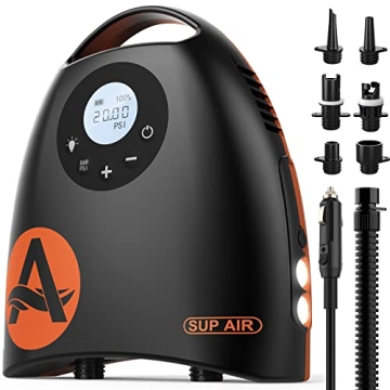 awesafe 20PSI Electric Air Pump for Inflatable SUP Paddle Boards, High Pressure Intelligent Inflatio...