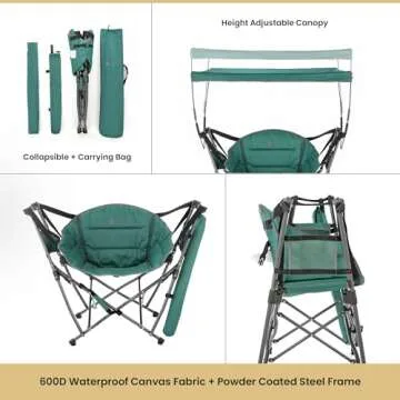 Arrowhead Outdoor Portable Hammock Chair with Canopy