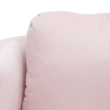SAFAVIEH Fifer Light Pink Velvet Accent Chair
