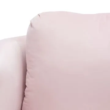 SAFAVIEH Fifer Light Pink Velvet Accent Chair