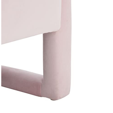 SAFAVIEH Fifer Light Pink Velvet Accent Chair