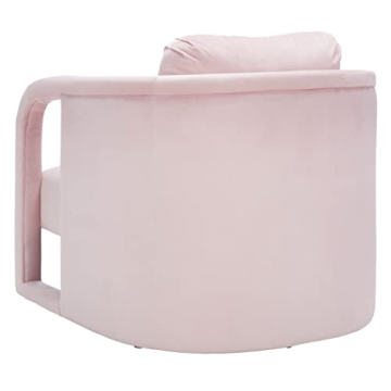 SAFAVIEH Fifer Light Pink Velvet Accent Chair