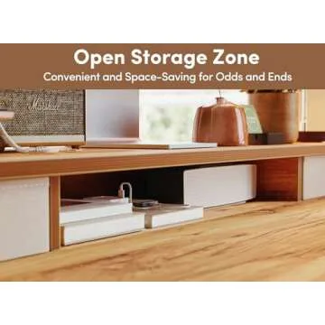 BANTI 48x24 Inch Electric Standing Desk with Double Drawers, Adjustable Height Stand Up Desk, Sit Stand Home Office Desk with Storage Shelf, Light Rustic Brown Top