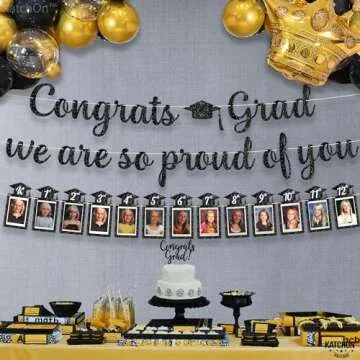 KatchOn 10ft Glitter Congrats Grad Banner for 2025